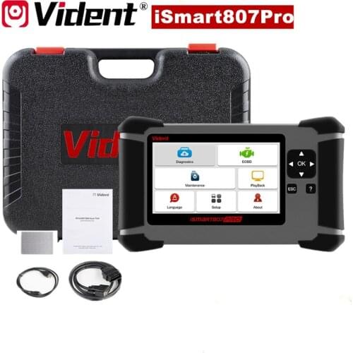 Vident iSmart807Pro All System OBD OBDII Scanner All Makes Diagnostic Tool DPF ABS AIRBAG OIL LIFE RESET