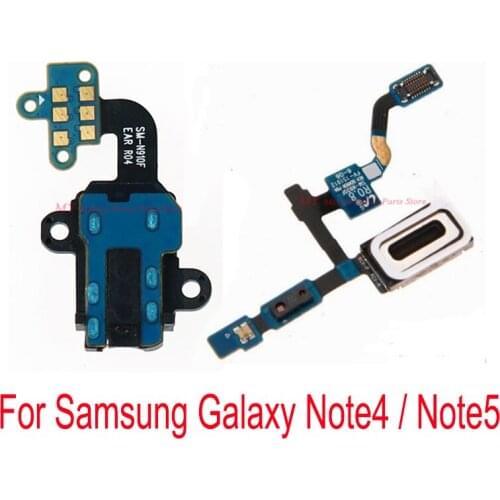 Earpiece Headphone Speaker Audio Jack Flex Cable For Samsung Galaxy Note 4 Note4 N910 N910F N910T / Note5 Note 5 N920 N920F