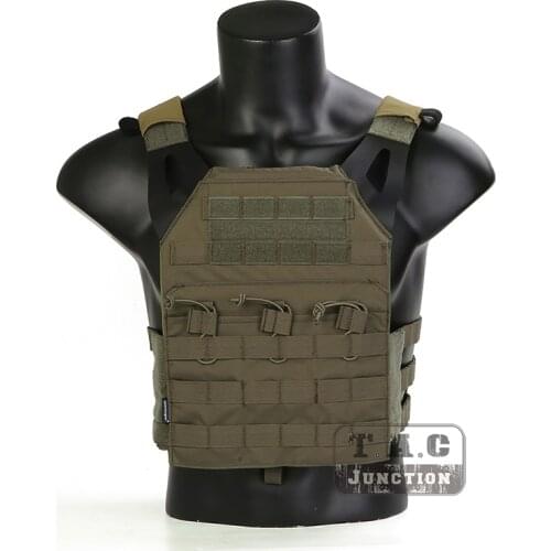 Emerson Tactical JPC Assault Lightweight Combat Vest RANGER GREEN Body Armor Adjustable MOLLE+ Plates Jumpable Plate Carrier