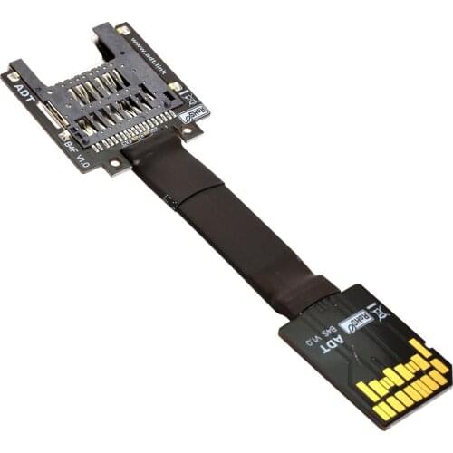 Jimier SD Card Extension Cable SD Male Extender to SD Card Female Adapter Flexible SD/SDHC/SDXC UHS-III UHS-3