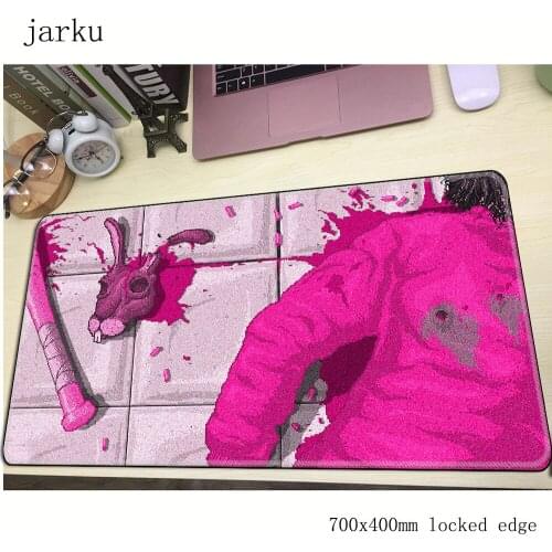 Hotline miami mousepad gamer 700x400X3MM gaming mouse pad large cool new notebook pc accessories laptop padmouse ergonomic mat