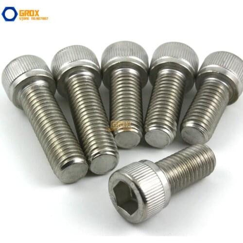 M12 316 Stainless Steel Allen Bolt Socket Cap Screw Marine Grade
