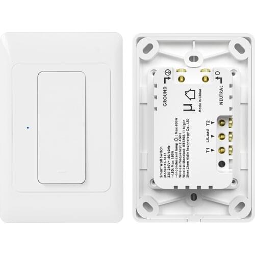 EU/US Alexa Google Assistant Voice Timer Remote Control 3 Way Smart WiFi switch