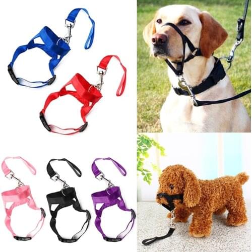 Adjustable Pet Dog Mask Bark Bite Mesh Mouth Muzzle Grooming Anti Stop Chewing Stuff Accessories