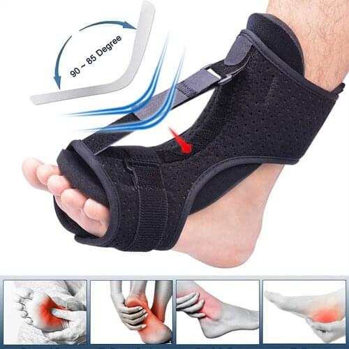Adjustable Plantar Fasciitis Night Splint Foot Drop Orthosis Stabilizer Brace Support Night Splints for Foot Correction