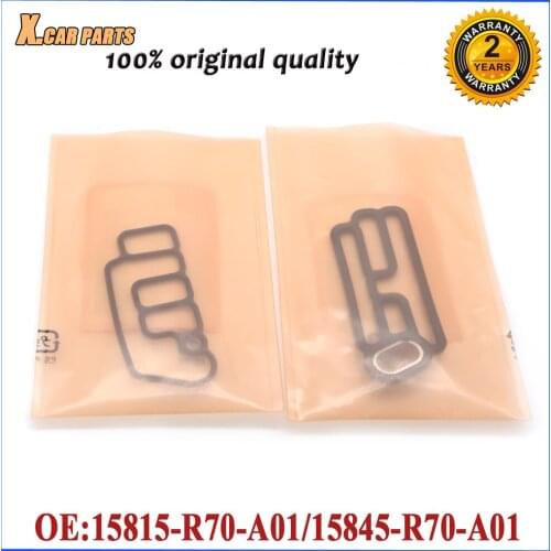 2pcs/lot High Quality Car Head Cylinder Solenoid Gasket VTEC Gasket Universal For universal Honda 15815-R70-A01 15845-R70-A01