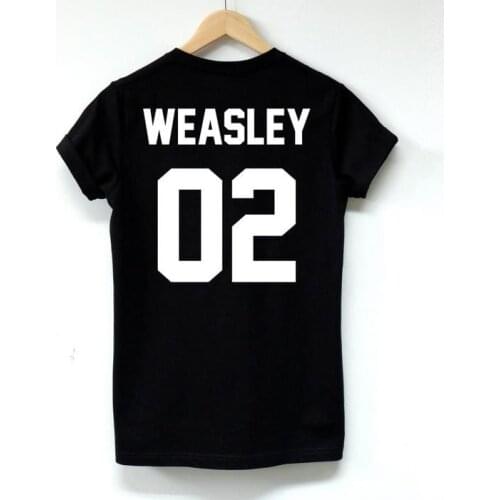 Ron Weasley 02 BACK Print Women tshirt Cotton Casual Funny t shirts For Lady Top Tee Hipster black tumblr drop ship F649