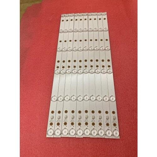 10pcs/set LED Backlight for shivaki STV-50LED13 DS03-V02 DSBJ-WG 202006-DS50M5100-01 DS50M51-DS12 DS50M51 5028D-V02