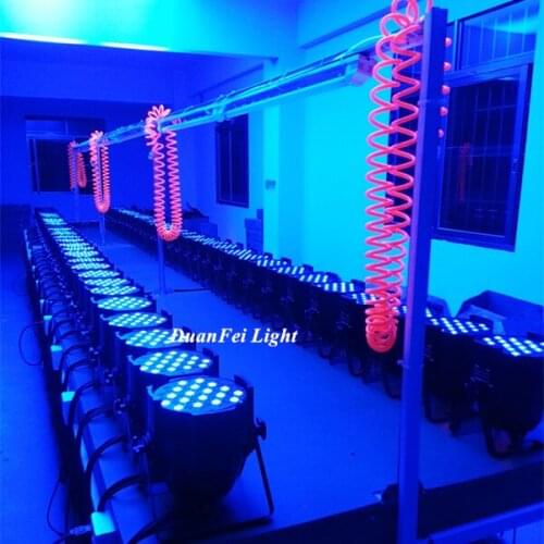 16pcs/lot party lights led spotlight par lamp stage par disco uplight led par 54x3w