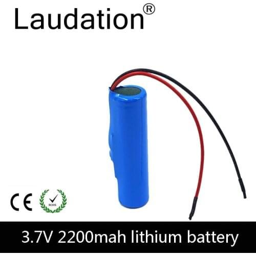 2pcs/3.7V Batttery Pack 2200mAh 18650 Battery 2.2Ah Rechargeable Battery For Portable Charger/Loudspeakers/Light/Bluetooth