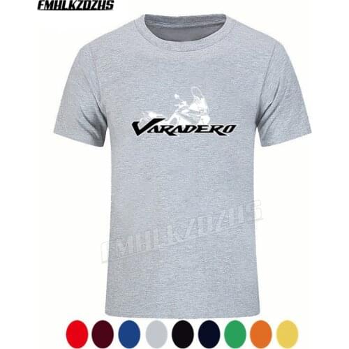 2021 Fashion man T Shirt 100% Cotton Men Short Sleeve Tee Shirts VARADERO Xl 1000 T-Shirt Motorcycle Fans men Tee TShirt T219