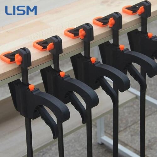 4 Inch 2/3/4/5/10Pcs Woodworking F Clamp Clip Set F Fixed Clamp Hard Quick Ratchet Release DIY Woodworking Tools Hand Tool