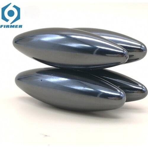 4pcs/lot Oval Black Polishing Ferrite Magnet 60*18 mm Balls Permanent Magnet 60 mm x 18 mm Buck