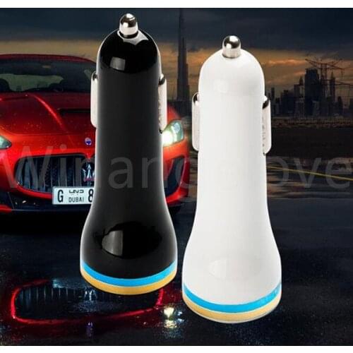 500pcs Dual usb ports 2.1A Car chargers Charger Adapter for iphone 5 5s 6 6s 7 plus for samsung s6 s7 edge