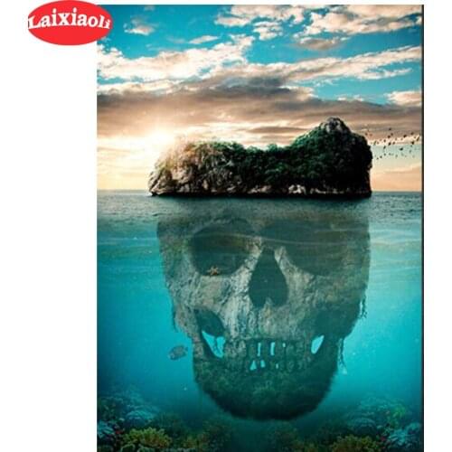 5d diy diamond painting skull pattern icon diamond mosaic crystal diamond embroidery cross stitch kits puzzle painting hobby art