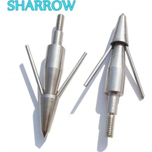6/12Pcs 140 Grain Archery Bowfishing Arrowheads Tips Bow Fishing 2 Fixed Broadheads Arrow Target Training Shooting Accessories