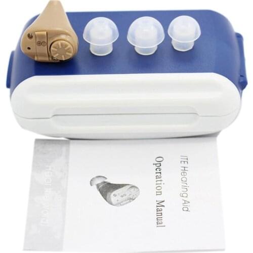 AXON K-82 Best Mini ITE Hearing Aids Rechargeable In Ear Hearing Aid Audiphone Sound Voice Amplifier for Hearing Loss Elderly