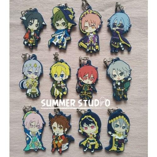 Portachiavi Anime KeychainIdolish7 Anime keychain IZUMI IORI YAMATO Gaku Pendant Keychain Resin Rubber Keyrings