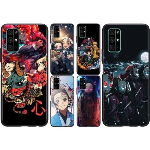 Demon Slayer Kimetsu No Yaiba For Huawei Honor 50 SE V30 View 20 V20 30i 30S 30 20S 20E 20i 20 Lite Pro Plus Phone Case
