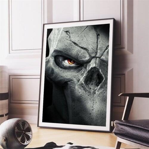 Death Darksiders 2 Ghost Wallpaper Canvas Painting Print Bedroom Home Decor Modern Wall Art Oil Painting Poster Picture Artwork