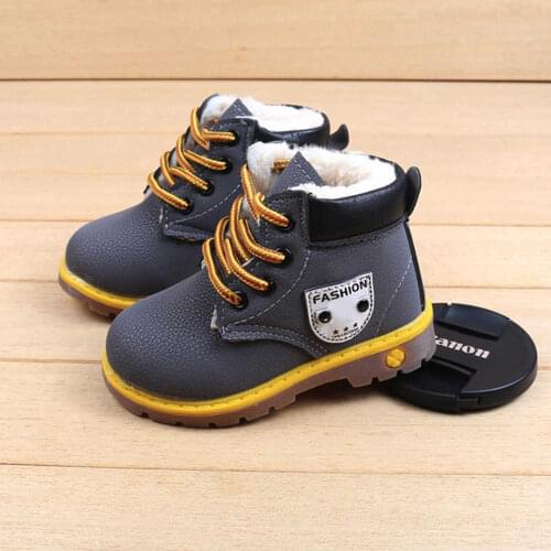 Children Boots Shoes Toddler Baby Girls Boys Winter Snow Boots Shoes Children Warm Sneaker Snow Boots Children Kids Baby Shoes