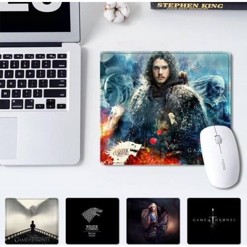 Designer Game of Thrones Mouse Pad mouse non-slip pad player pad small size rubber Gaming mouse Pad office Desk Mat