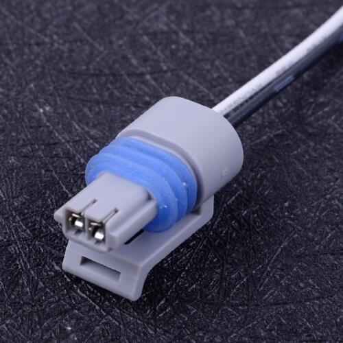 DWCX 2Pin 2Way Temperature Intake Air Temp Sensor Connector Plug 25037334 Fit for IAT MAT ACT