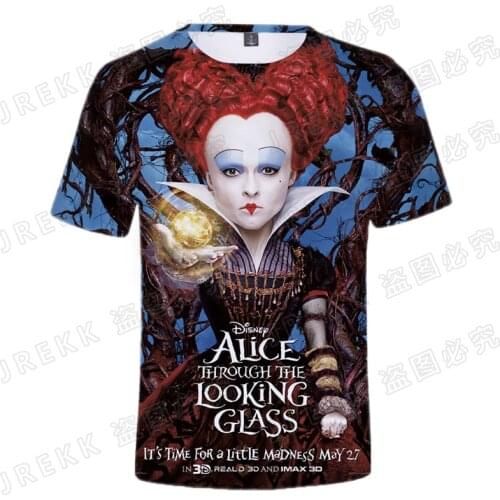 Alice in Wonderland 3D T shirt Men Women Children Summer Short Sleeve Boy Girl Kids Fashion Streetwear Printed Cool Tops Tee