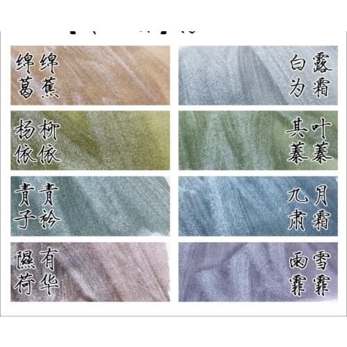 GSJ8927 Ghost Uncles Color Ink 6th Season Handmade Silver Powder High Grade Grey Pen Ink Writing Painting Ink 15ml