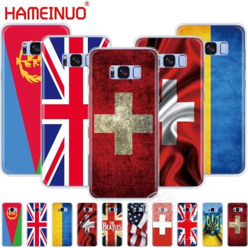 HAMEINUO Eritrea Swiss Ukrainian UK flag cell phone case cover for Samsung Galaxy S9 S7 edge PLUS S8 S6 S5 S4 S3 MINI