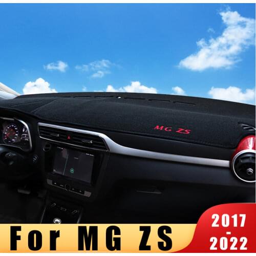 Car Dashboard Avoid Light Pad Instrument Platform Desk Cover Mats Carpets for MG ZS MGZS 2017 2018 2019 2020 Accessories