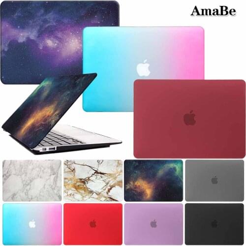 Matte Laptop Case for MacBook Air 13 12 11 Pro 13 15 Retina A1502 Touch Bar Macbook 13 15 Inch with Touch Bar