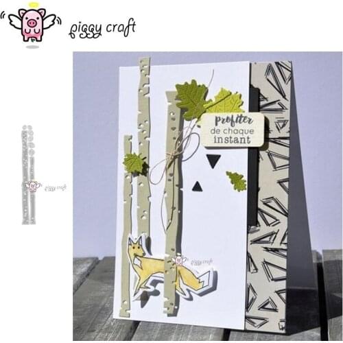 Piggy Craft metal cutting dies cut die mold Tree decoration Scrapbook paper craft knife mould blade punch stencils dies