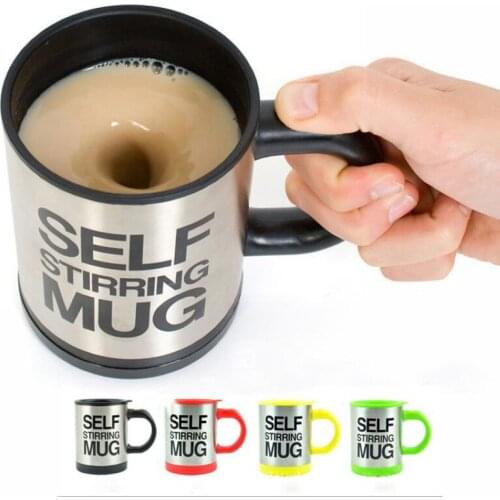 Mix Automatic Self Stirring Mug Coffee Milk Mixing Mug Stainless Steel Thermal Cup Electric Double Insulated Smart Cup 400ml