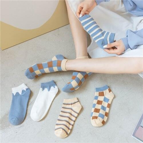 Japanese Style Kawaii Cute Woman Socks Leopard Print Harajuku Retro Long Socks Casual Soft Cotton Breathale Streetwear Crew Sock