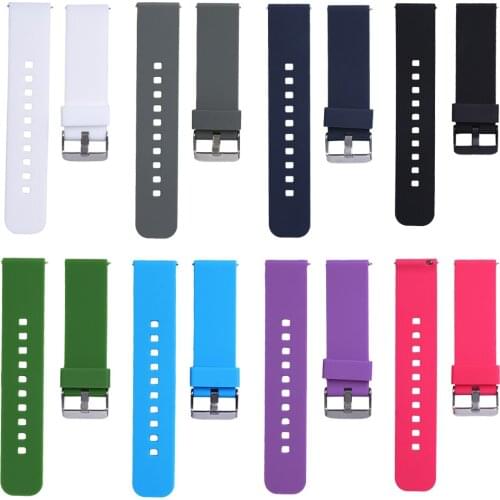 Soft Silicone Replacement Sport Watch Wrist Band Strap Watchbands Belt For Cookoo2 Watch for Pebble Time Smart Watch