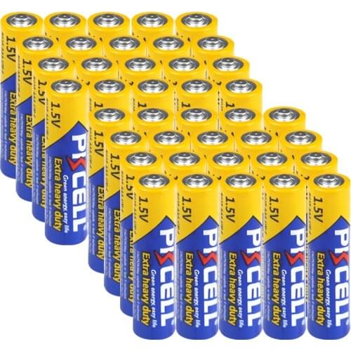 40Pcs PKCELL 1.5v AAA R03P Dry Battery 3A Zinc Carbon Primary Battery for CD player power remote Supper Heavy Duty