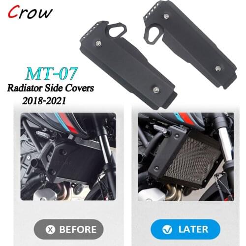 NEW Motorcycle Accessories For YAMAHA MT-07 FZ-07 MT07 FZ07 2018 2019 2020 2021 Radiator Side Covers Protective Guard