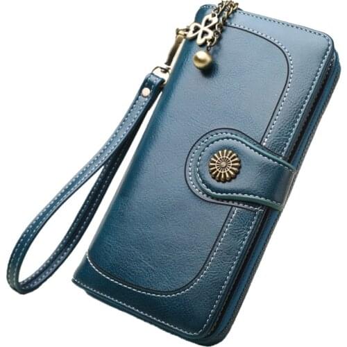 New Women Fashion Pu Leather Wallets Female Long Purses Money Bags Phone Pocket Ladies Wallet Card Holder Clutch wallets women