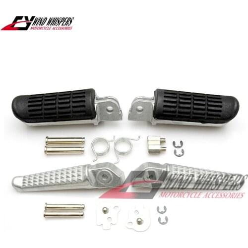 Motorcycle Front Rear Footrests Foot pegs For Honda CB400 SuperFour CB-1 CB500 CBR1100XX blackbird VTR1000 NT400 650 700 NTV600