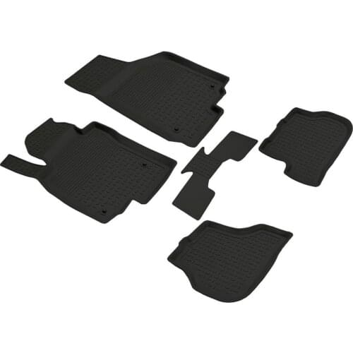 Seat Leon MK2 Refref 4D Pool Designed Rubber Car Floor Mat 2005-2012 Black