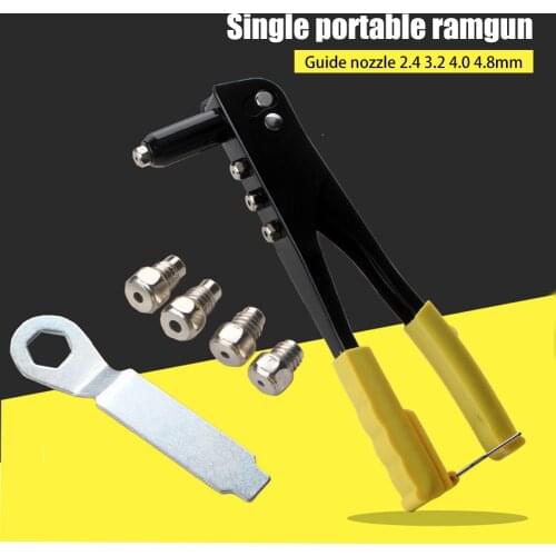 Manual Hand Rivet Nut Gun Set with 2.4mm 3.2mm 4.0mm 4.8mm Hand Tools Rivet Nails for all-steel Sturdy Structure Instrument