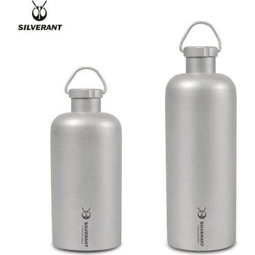 EDC Titanium Coffee Tea Bottle Portable Outdoor Camping Travel Gear EDC Tools 400ml & 600ml