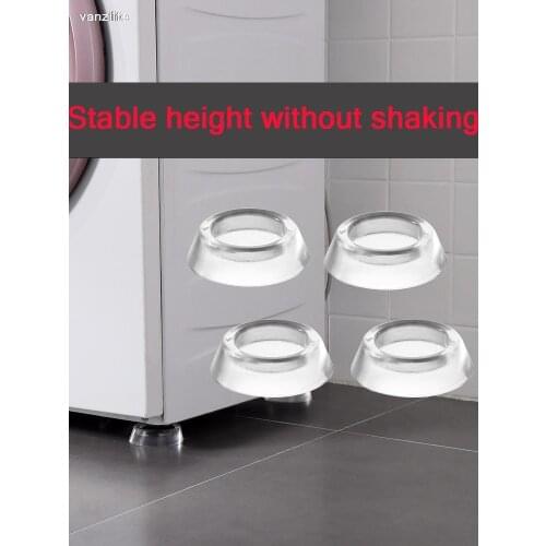 Vanzlife Non-slip damping washing machine pads base frame fridge holder household high mat damping Stable height without shaking