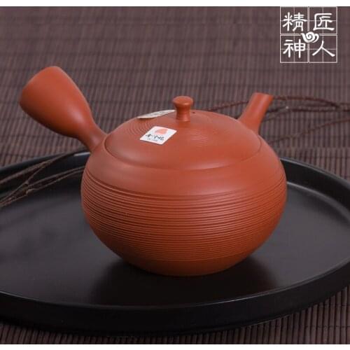 Japan often slip to burn the filter inlet side horizontal lasts a zhu mud one thousand segments hand make teapot