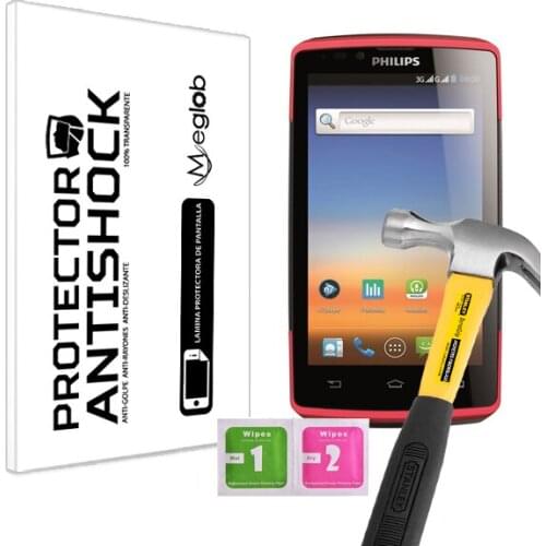 Screen protector Anti-Shock Anti-scratch Anti-Shatter compatible with Philips W7555