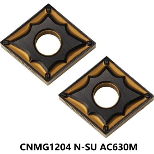 100% Original CNMG 1204 Turning Cutting Tools CNMG120402 CNMG120404 CNMG120408 N-SU AC630M Lathe Cutter Carbide Inserts CNC Tool