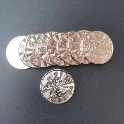 100pcs 25*1.85mm Stainless Steel Lovely Arcade Game Token Coins For Arcade Game Machine