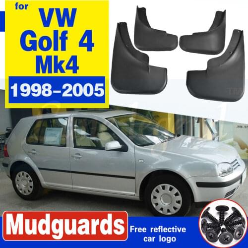 Mud Flaps For Volkswagen VW Golf 4 Mk4 IV 1998-2005 Bora Jetta Mudflaps Splash Guards Front Rear Mud Flap Mudguard