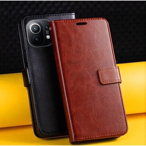 For Xiaomi Mi10 Lite 5G Leather Case Premium PU Leather Wallet PU Flip Case For Xiaomi Mi 10 Mi10 Pro 10T 5G Global Version